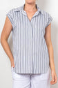 Mela Purdie Slice Shirt Calico Stripe Popilene