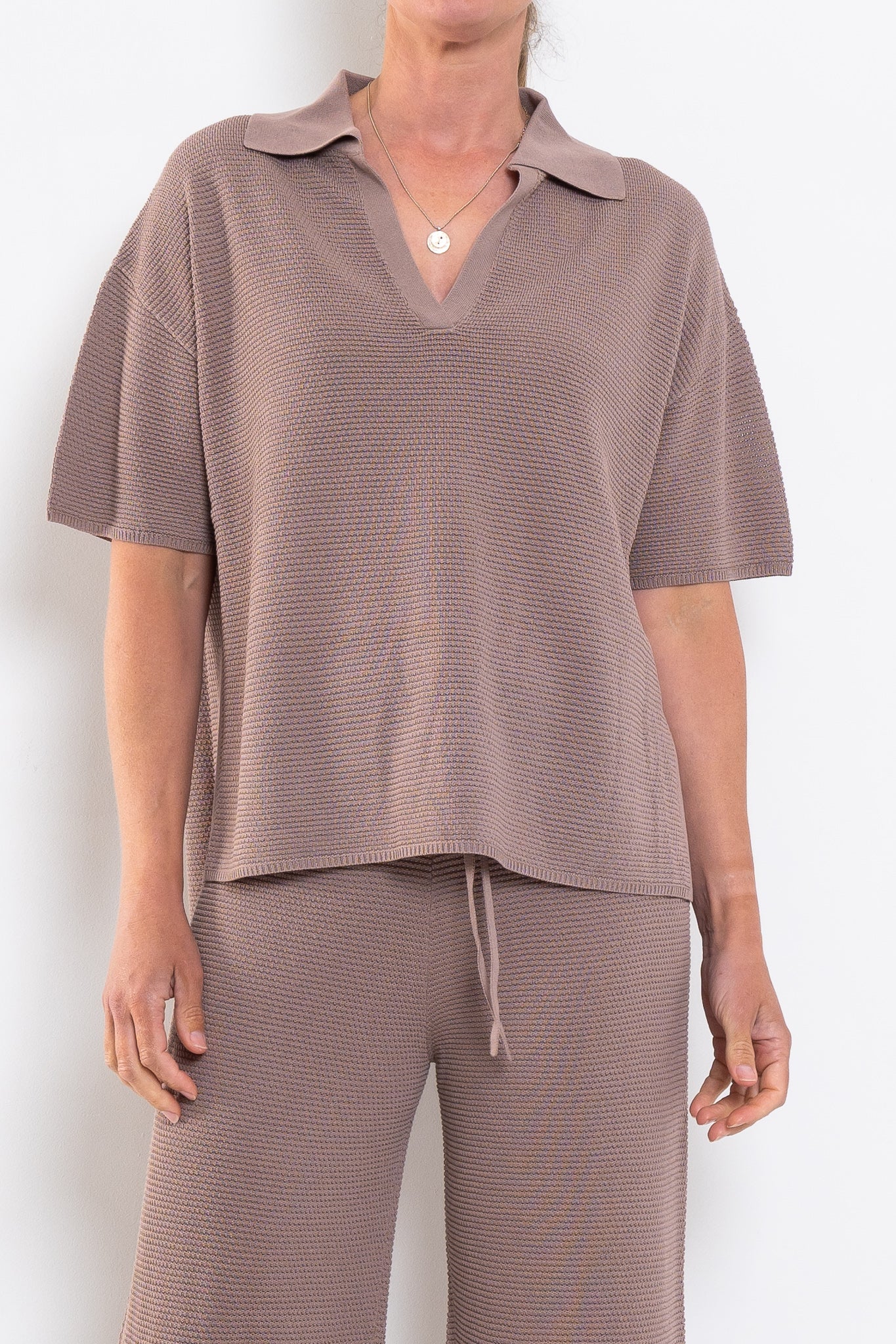 Talamaya Lattice Cruise Pullover