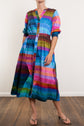 ELK Gia 3/4 Sleeve Shirt Dress Komi Print