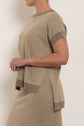 Talamaya Lattice Shortsleeve Pullover