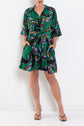 ELK Metz Short Dress Facet Print