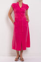 Once Was Athena Flutter Sleeve Dress
