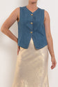 Kinney Camille Denim Vest