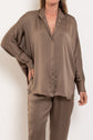 Mela Purdie Dolman Villa Shirt Mirror Satin