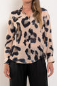 Mela Purdie Soft Shirt Blurr Print Silk