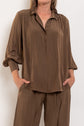 Mela Purdie Frill Neck Blouse Mache