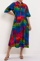 ELK Llinen Light Dress Lind Dark Print