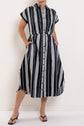 ELK Reza Shirt Dress Fez Print Black