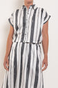 ELK Reza Shirt Fez Print White