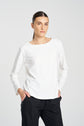 Mela Purdie Long Sleeve Powder Boater Powder Knit