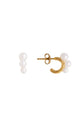 FAIRLEY Triplet Pearl Studs