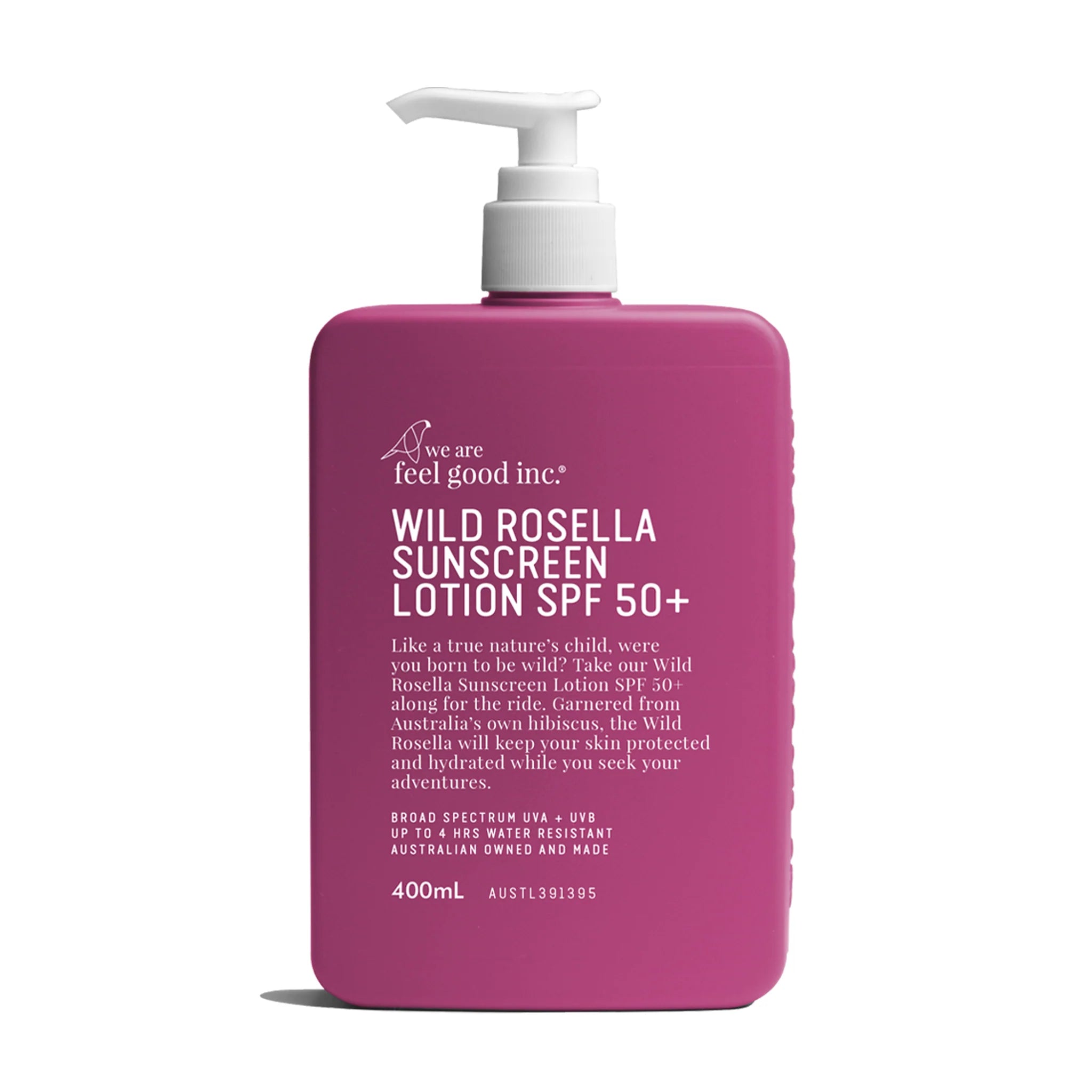 We are Feel Good Inc Wild Rosella Sunscreen 400ml