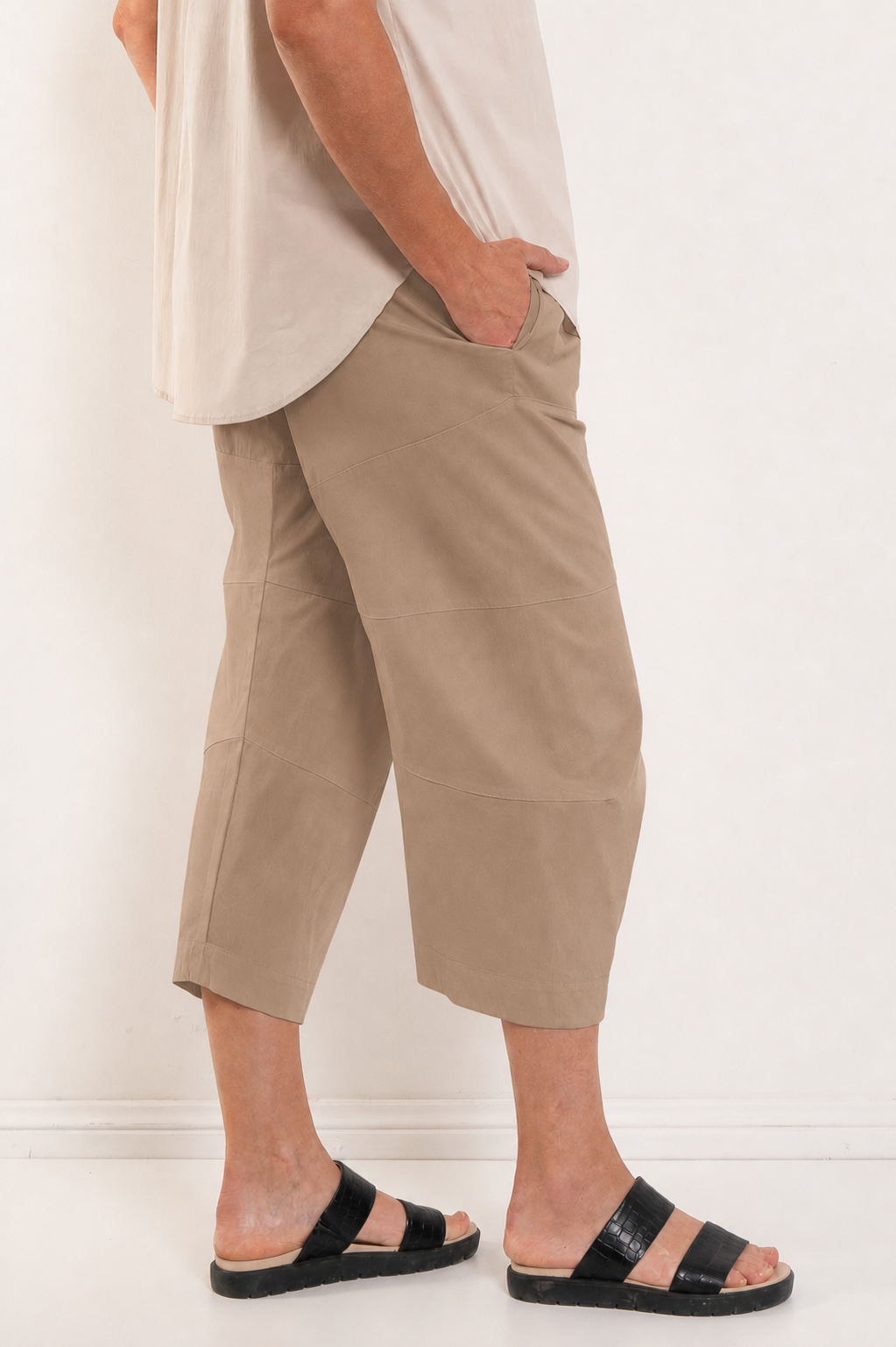 Mela Purdie Cropped Tuscan Pant Microprene