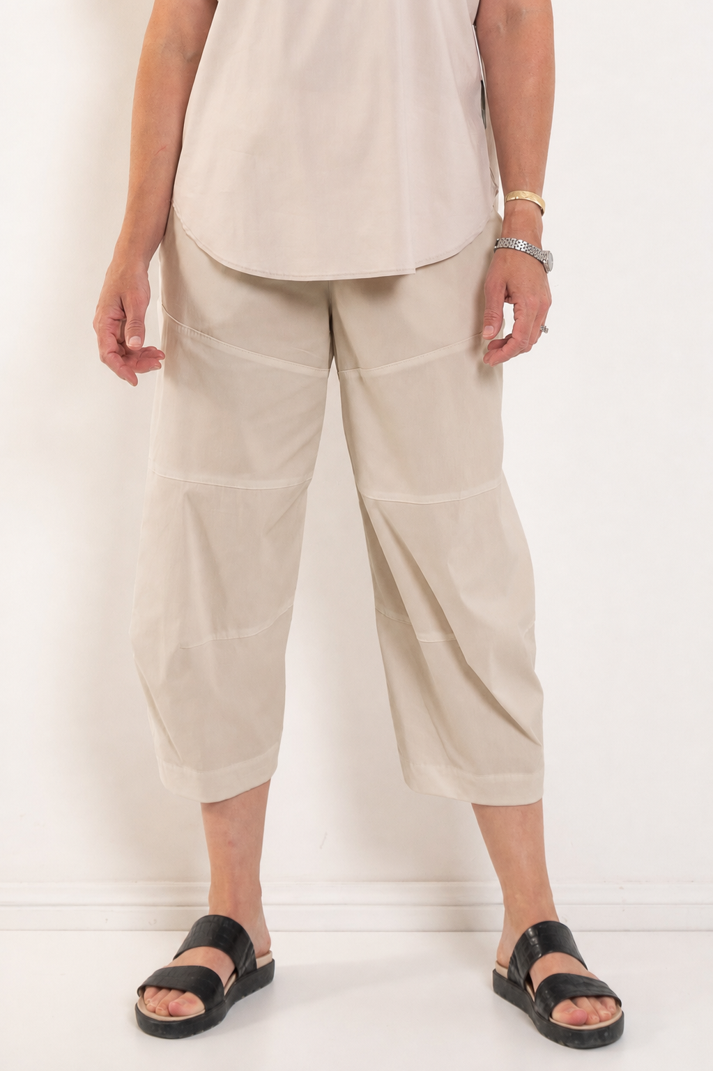 Mela Purdie Cropped Tuscan Pant Microprene