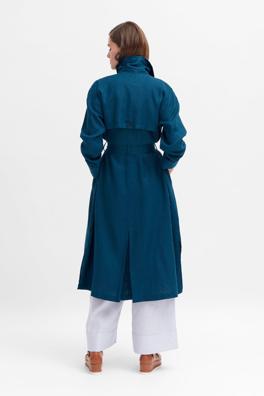 ELK the Label Anneli Linen Trench Coat
