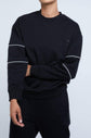 Casa Kuma Hooped Sleeve Sweater - Impulse Boutique
