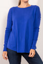 Bridge & Lord Curved Hem Crew Neck Jumper