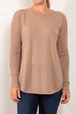 Bridge & Lord Curved Hem Crew Neck Jumper