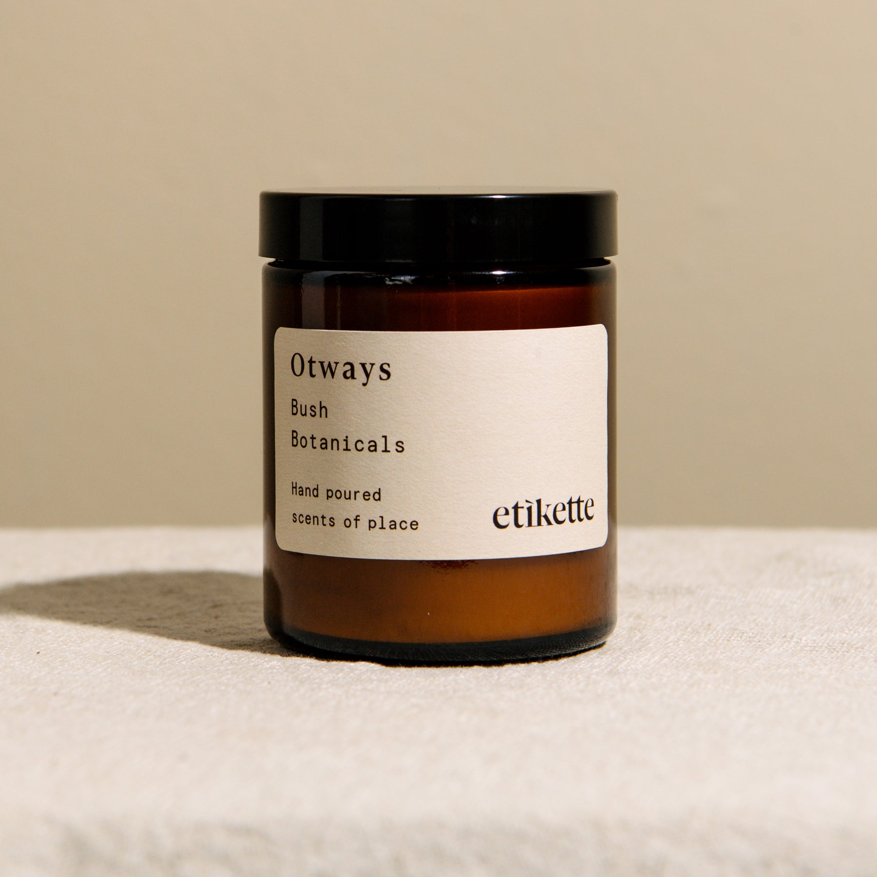 Etikette Small Jar Hand Poured Soy Candle