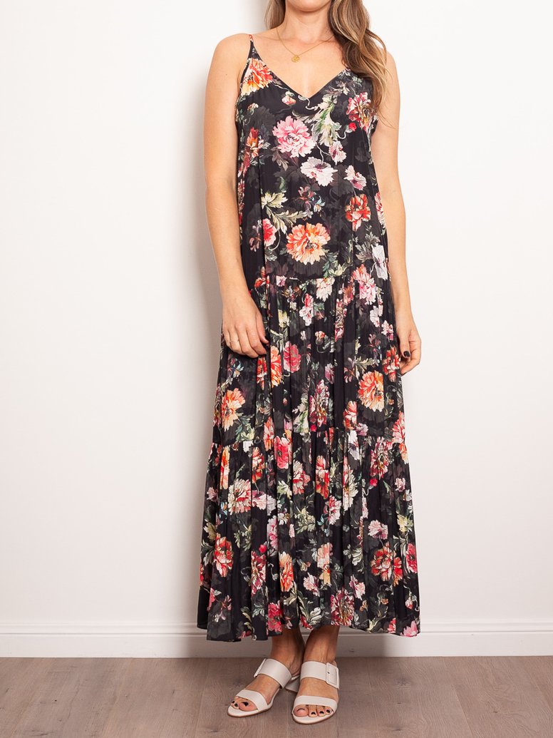Mela Purdie Mumbai Maxi Dress Full Bloom Mousseline - Impulse Boutique