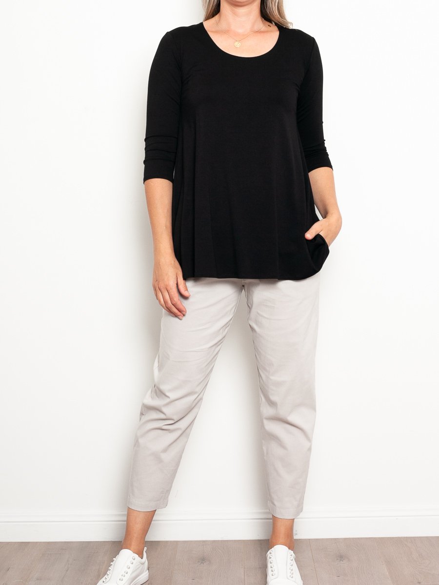 Mela Purdie Relaxed Loose Top Jersey - up to size 20 - Impulse Boutique