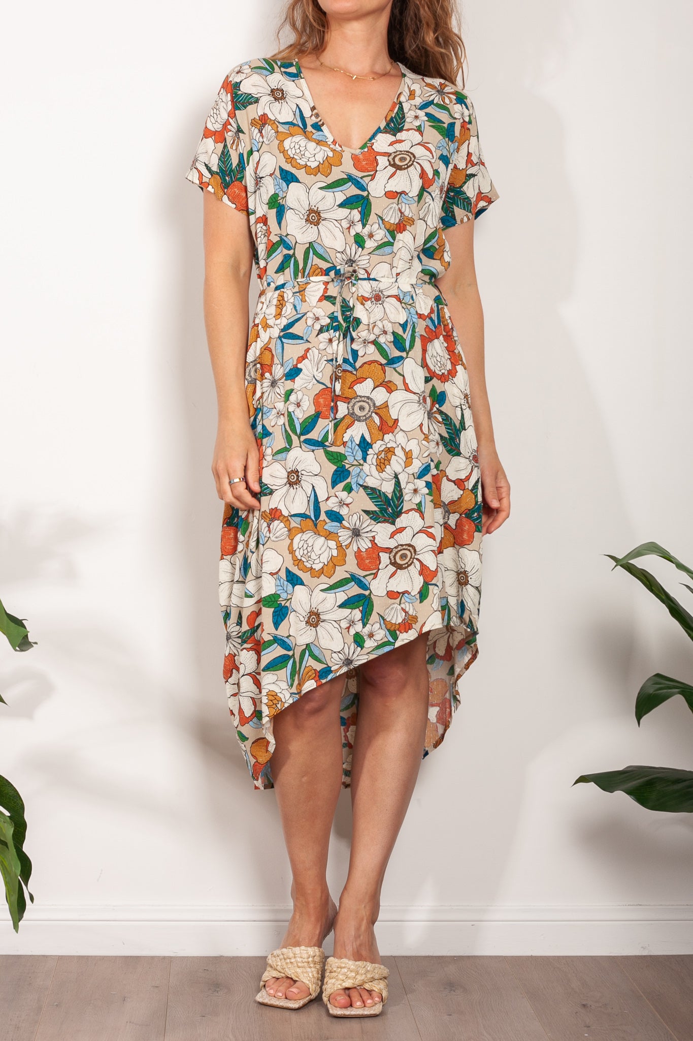 Kinney Brigitte Dress Antique Floral