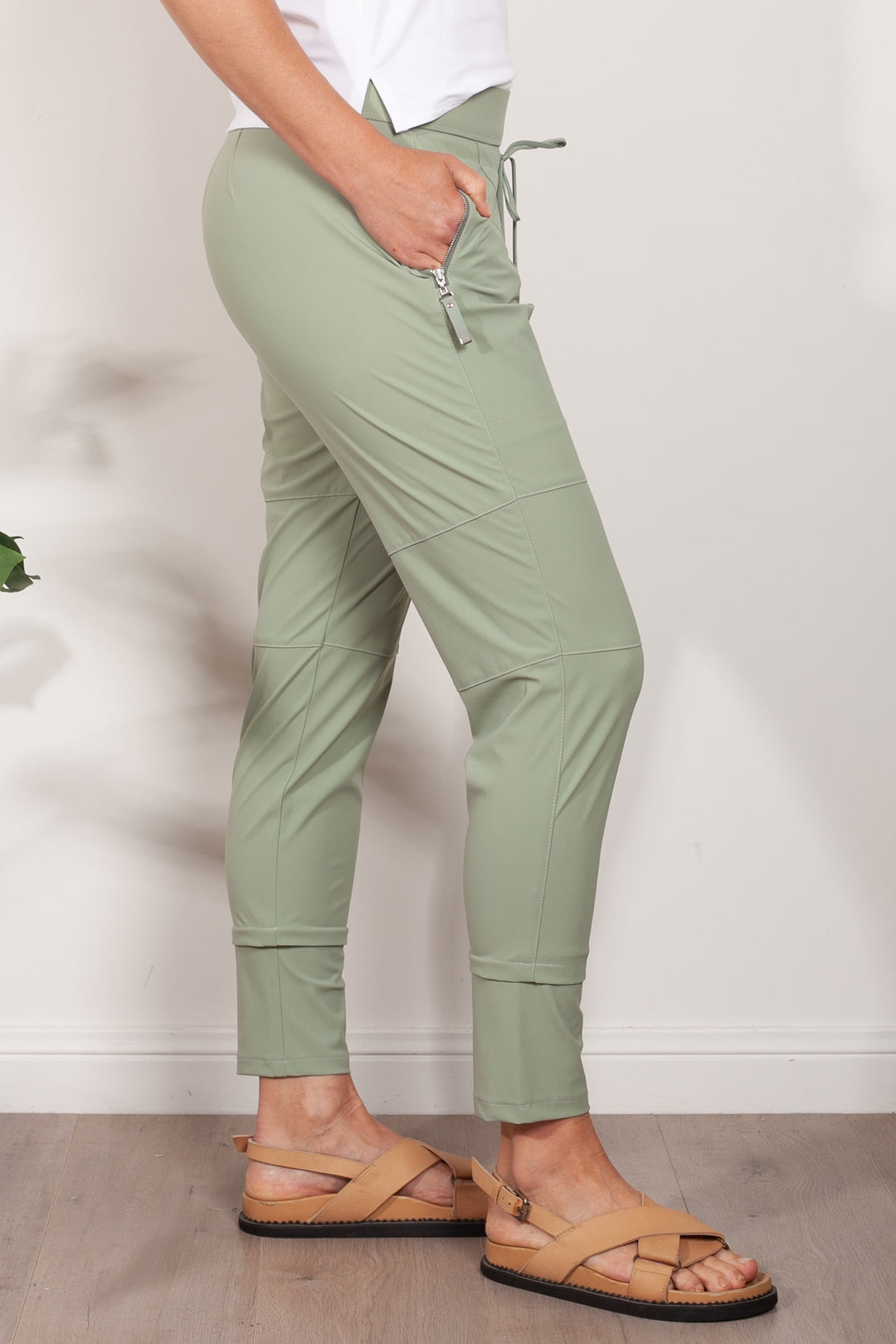Raffaello Rossi Candy Jogger Pant Taupe