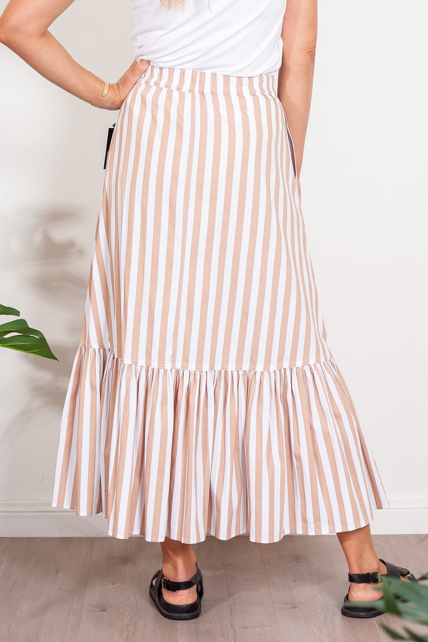 Mela Purdie Bouquet Skirt Ribbon Stripe Popilene
