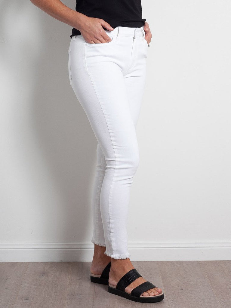 Womens Paige Designer White Jeans  Saks Fifth Avenue