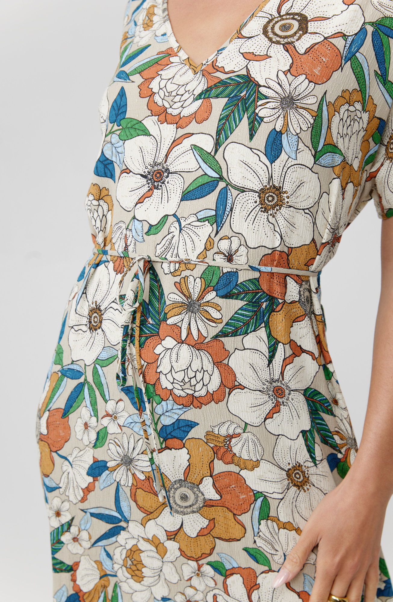 Kinney Brigitte Dress Antique Floral